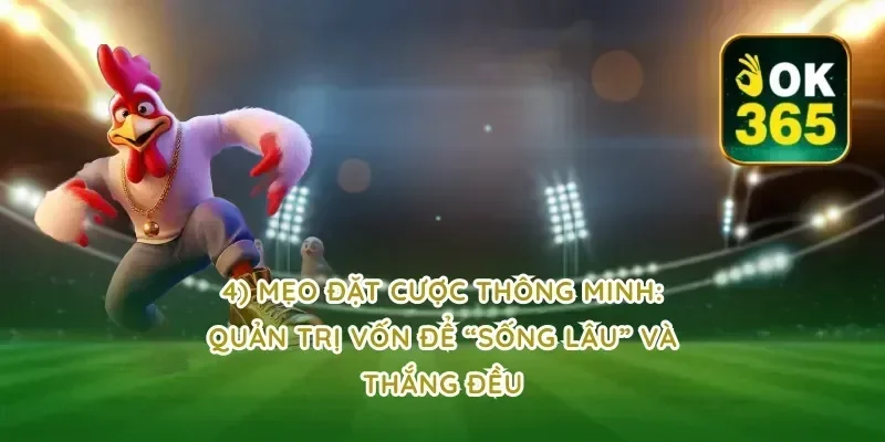 4) Mẹo đặt cược thông minh: quản trị vốn để “sống lâu” và thắng đều