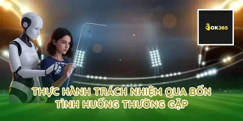 Thực hành trách nhiệm qua bốn tình huống thường gặp